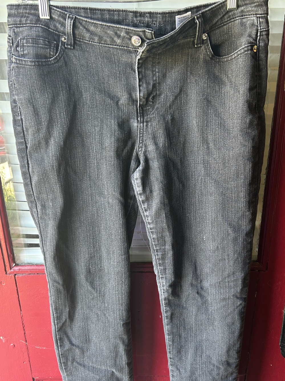 Michael Kors black wash jeans